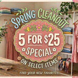 SPRING CLEANOUT SALE!